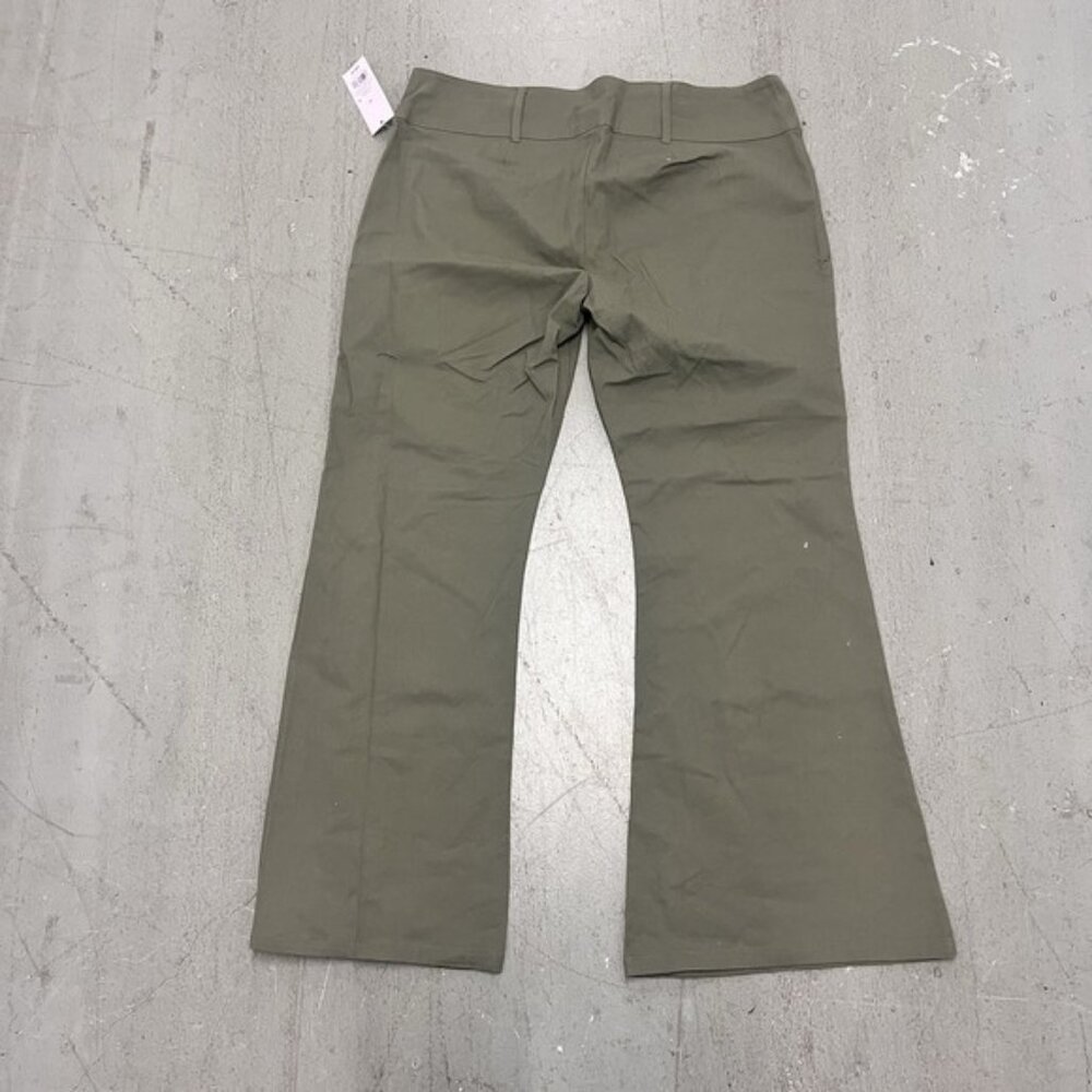 Wild Fable Women's Green Wide Leg Pants Casual Front Pocket Trousers Size 14